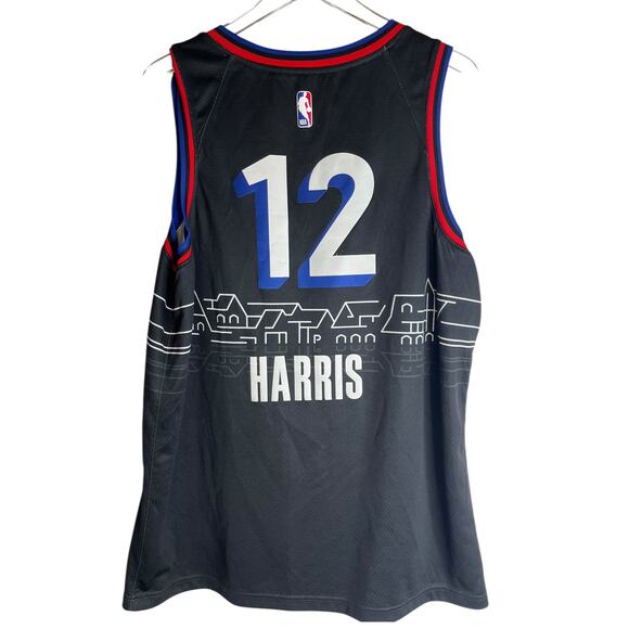 Nike Dri-Fit Sleeveless NBA Skyline Philadelphia 76ers #12 Harris Size XL - Picture 2 of 5